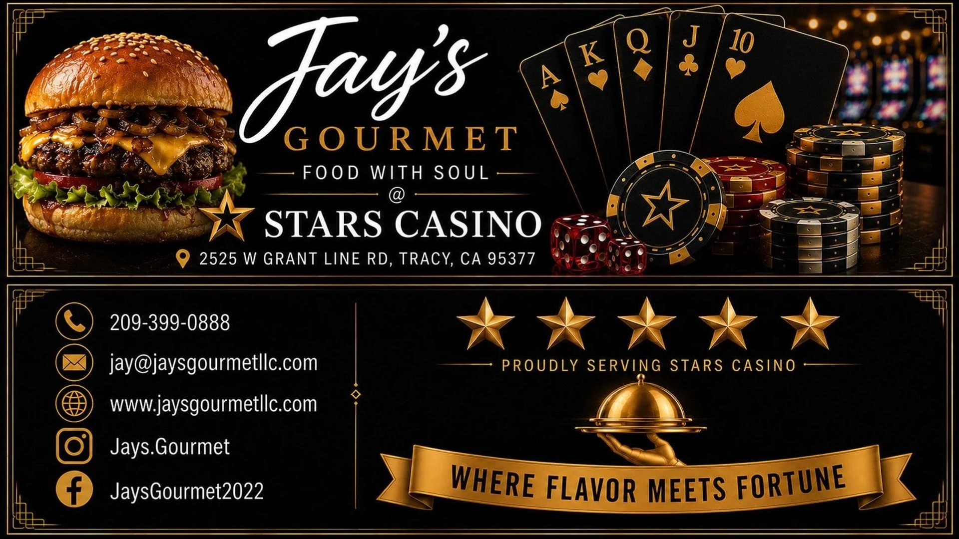 Jay’s Gourmet @ Stars Casino — Coming Soon!