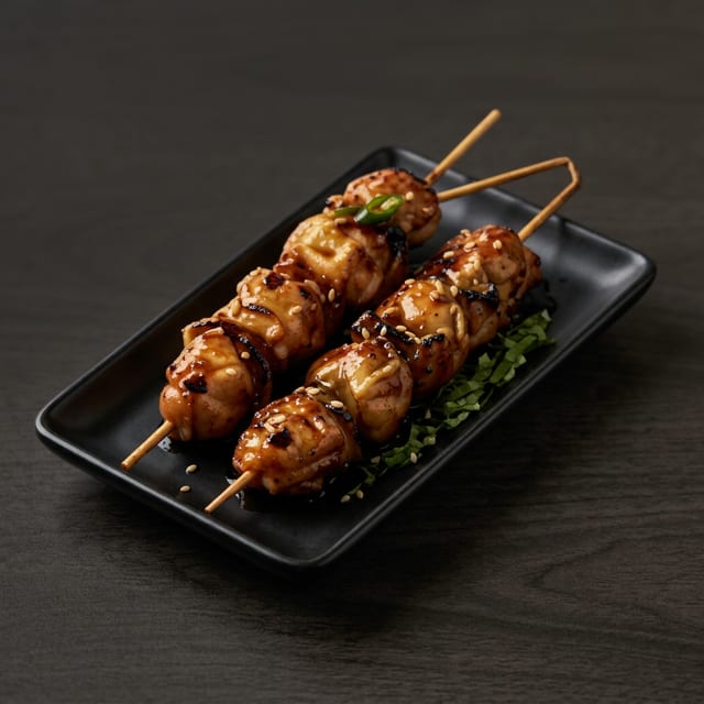 Double Down Teriyaki Skewers.