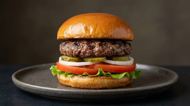 High Roller Burger.