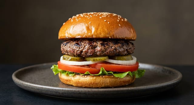 High Roller Burger.