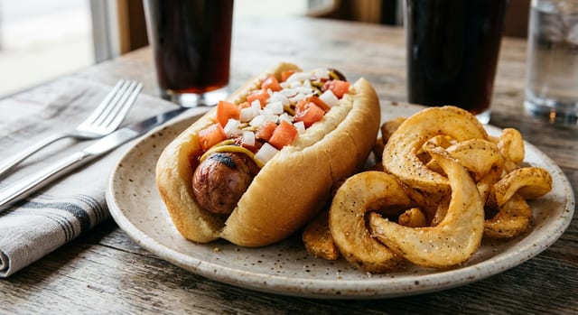 Big Blind Hot Dog.